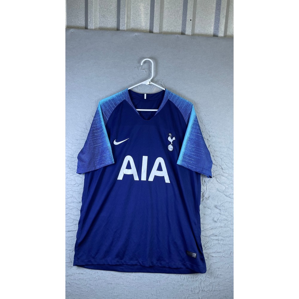 Nike Tottenham Hotspur Jersey Mens L Blue Fair Harry Kane 10 Soccer Shirt 2018
